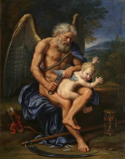 Pierre Mignard I: Time Clipping Cupid's Wings 
