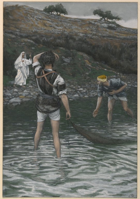 Brooklyn Museum - The Calling of Saint Peter and Saint Andrew (Vocation de Saint Pierre et Saint André) - James_Tissot