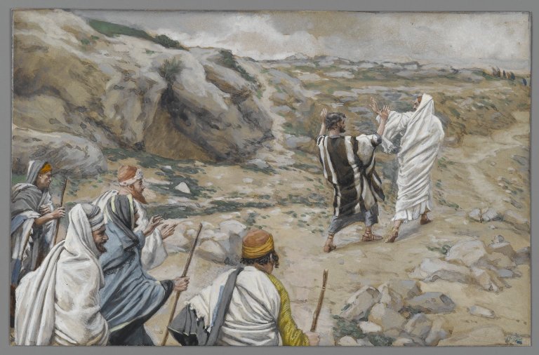James Tissot: Get Thee Behind Me, Satan
