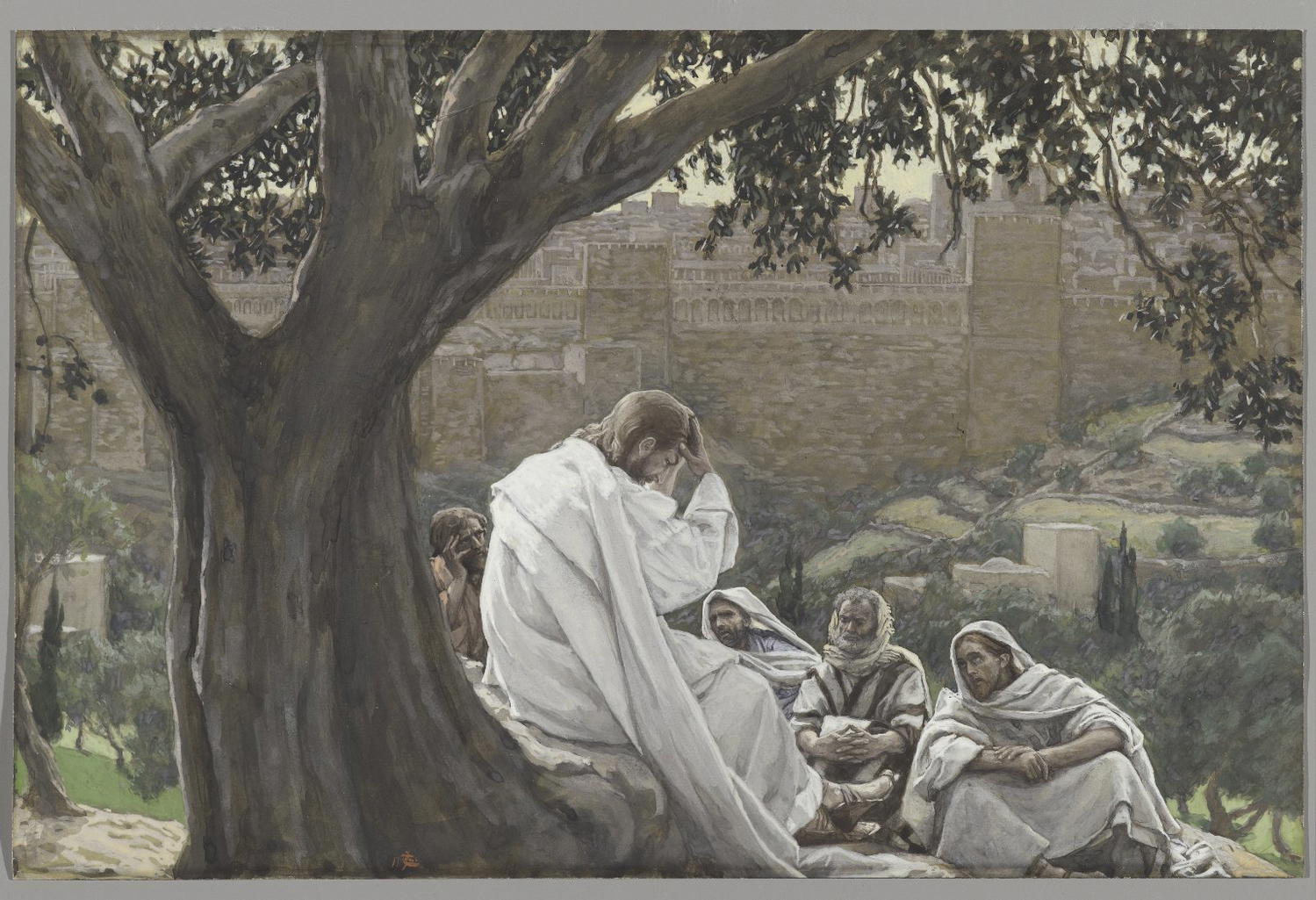 The Prophecy of the Destruction of the Temple (La prédication de la ruine du Temple) James Tissot