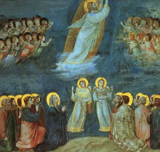 Giotto di Bondone (1267-1337), Cappella Scrovegni a Padova, Ascension