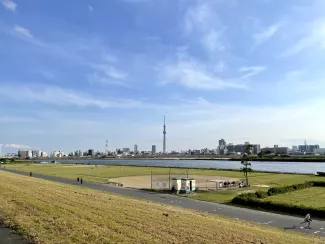 堀切橋そば