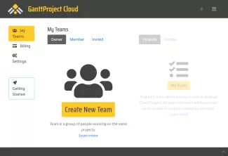 GanttProject-Cloud-Dashboard