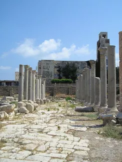 Tyre, Lebanon - Roman Agora (believed to be) at Al Mina excavation area