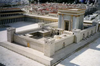 イスラエル博物館にあるヘロデ神殿の模型