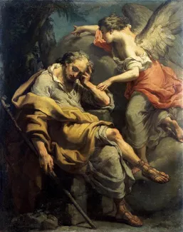 'Joseph's_Dream', painting by Gaetano Gandolfi, c. 1790