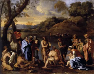 St John the Baptist Baptizes the People