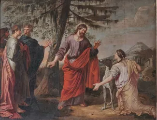 Michael Angelo Immenraet: Jesus and the Woman of Canaan 