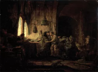 Rembrandt: Parable of the Laborers in the Vineyard