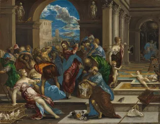 El Greco: Christ Driving the Money Changers from the Temple