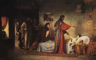 Vasily Polenov: Raising of Jairus' Daughter