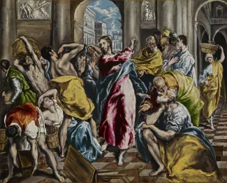 El Greco: Christ Driving the Money Changers from the Temple