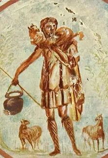 The Good Shepherd, Callixitus Catacomb. 