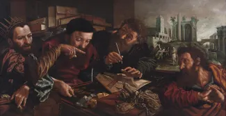Jan Sanders van Hemessen: The parable of the unmerciful servant (Matthew 18:23-35) 