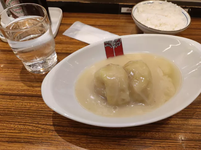 羽田空港のアカシアのロールキャベツ