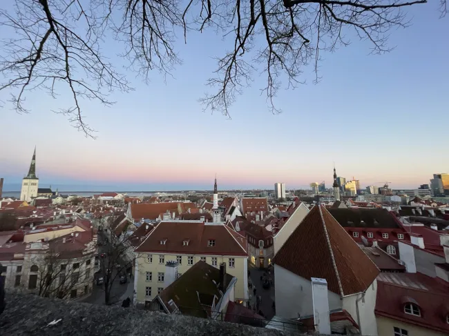 夕暮れのKohtuotssa展望台